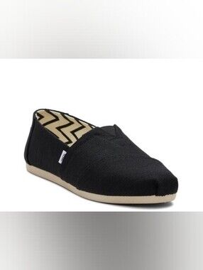 Classic Black Slip-On Canvas Shoe